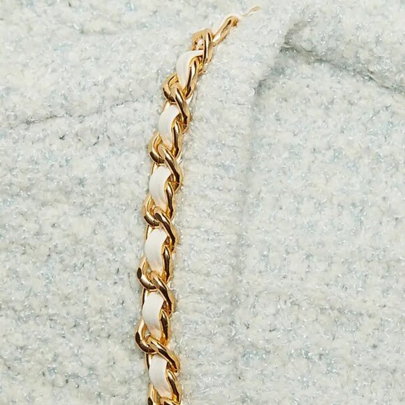 NEW Generation Love - Sizes S, L Women's Kelly Chain Cardigan, Opal Melange - Picture 7 of 7